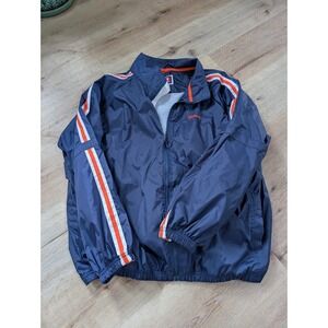 Vintage Adult L WILSON Wind Breaker‎ Zipped Front Pockets